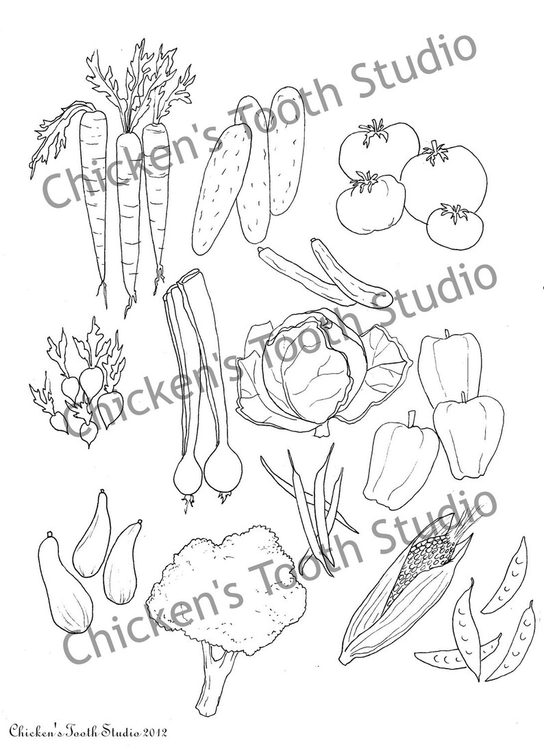 Printable Coloring Book, Down On the Farm image 2