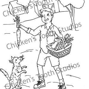 Printable Coloring Book, Down On the Farm image 4