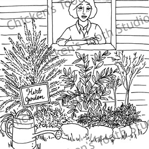 Printable Coloring Book, Down On the Farm image 3