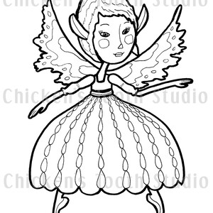 Printable Coloring Book FAERIES - Etsy