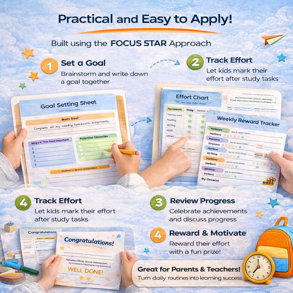ADHD Behavior Chart for Kids | Reward System Printable, Routine ...