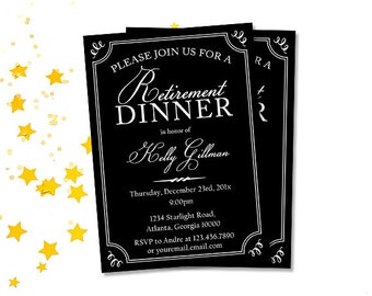 golf retirement party invitations golf par tee invitation etsy