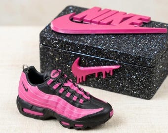 Air Max 95 Schlüsselanhänger + Tropfbox - Pinker Sneaker Charm