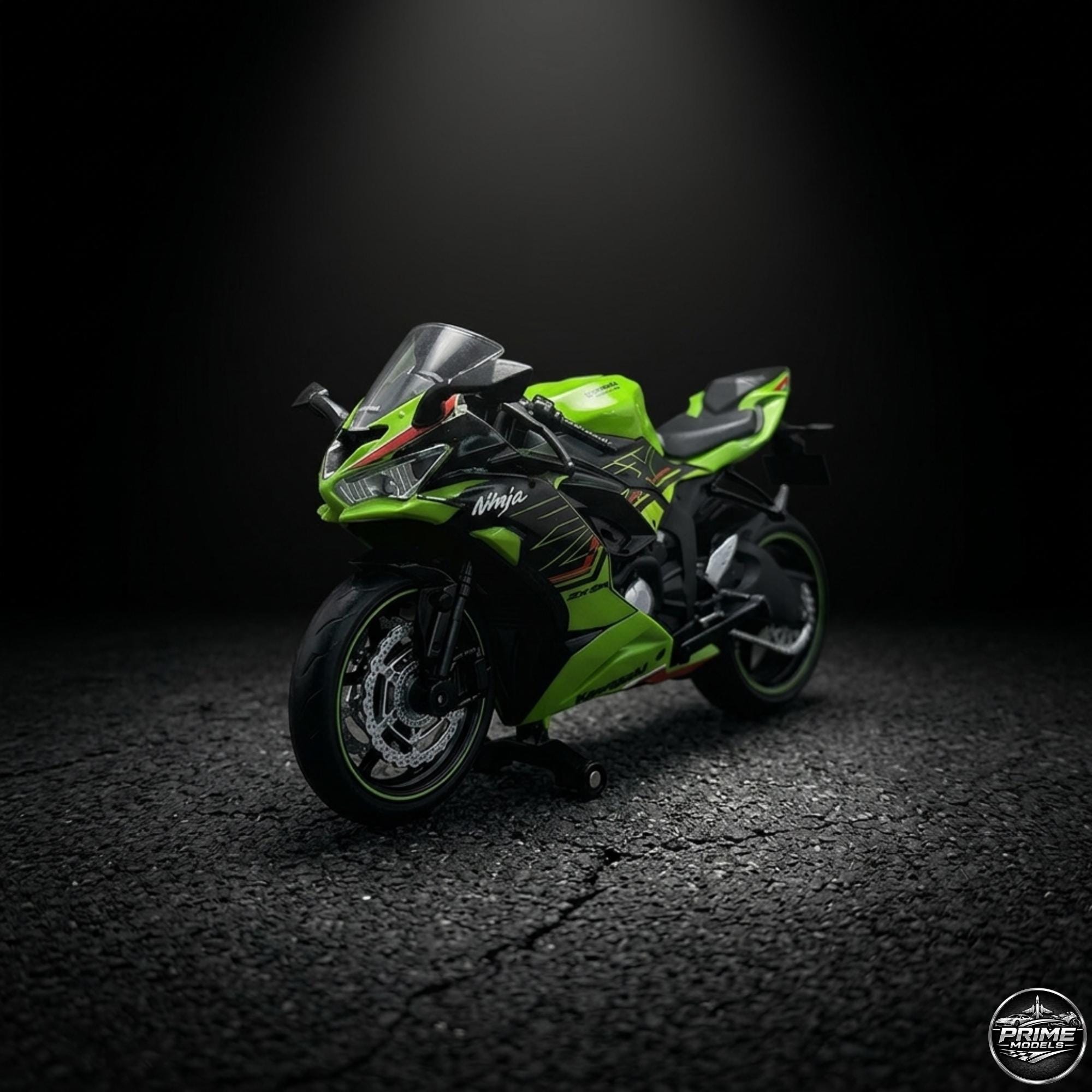 1:12 Kawasaki Ninja ZX-6R Diecast Motorcycle Model – Pull Back