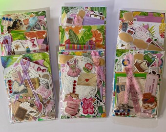 Junk Journal Mystery Pack 100+ pcs