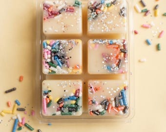 Birthday Cake Wax Melts, Vanilla Cake Scent, Strong Scented Wax Melts, Sweet Bakery Fragrance, Sprinkle Wax Melts, Gift Idea