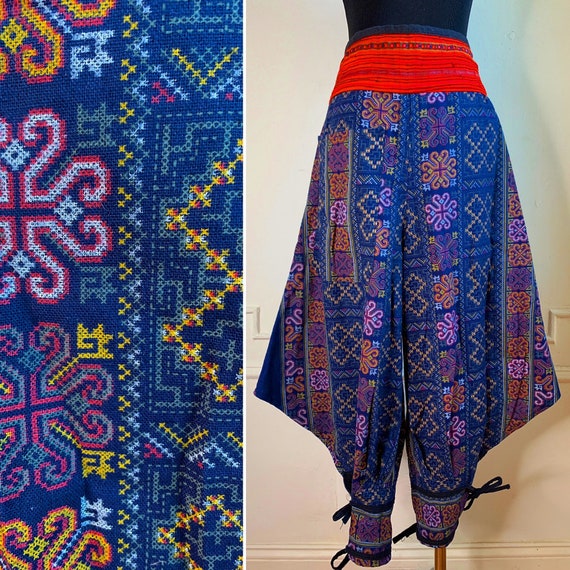 Vintage Bohemian Harem Pants