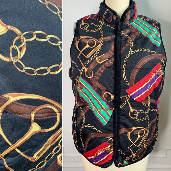 Vintage Ralph Lauren Reversible Quilted Vest
