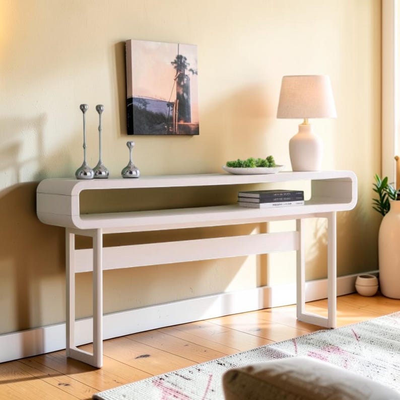 modern console table, narrow console table, entryway table, hallway table, minimalist furniture, wooden console table, mid century modern, slim console table, sofa table, modern home decor, scandinavian furniture, entryway decor, small space furniture
