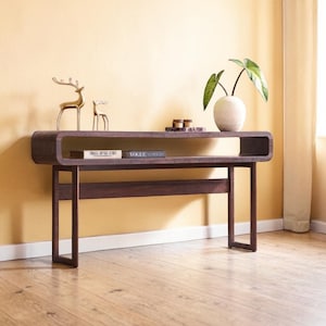 modern console table, narrow console table, entryway table, hallway table, minimalist furniture, wooden console table, mid century modern, slim console table, sofa table, modern home decor, scandinavian furniture, entryway decor, small space furniture