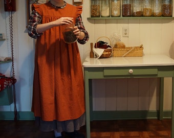 Women's Pinafore Apron | Pinafore | Coverup | Full Apron | Smock | Kitchen | Cook | Cooking | Bake | Baker | Hostess | House Warming |