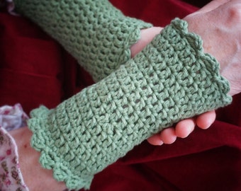 DOWNLOAD TODAY Simply Warm Fingerless Wrist Warmers/Mitts/Gloves Crochet Pattern