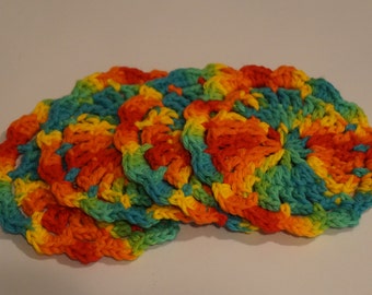 DOWNLOAD TODAY- Fiesta Coaster Crochet Pattern for Instant Download