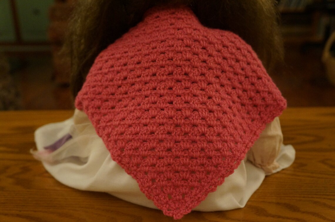 DOWNLOAD TODAY Quick & Easy Doll Shawl Crochet Pattern Doll Etsy