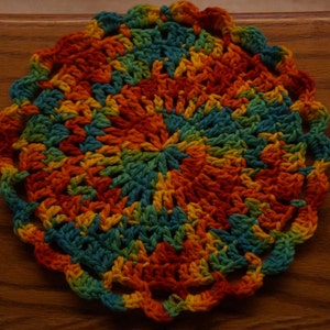 DOWNLOAD TODAY- Fiesta Dishcloth Crochet Pattern for Instant Download