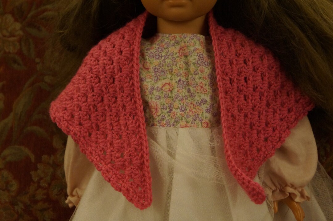 DOWNLOAD TODAY Quick & Easy Doll Shawl Crochet Pattern Doll Clothes