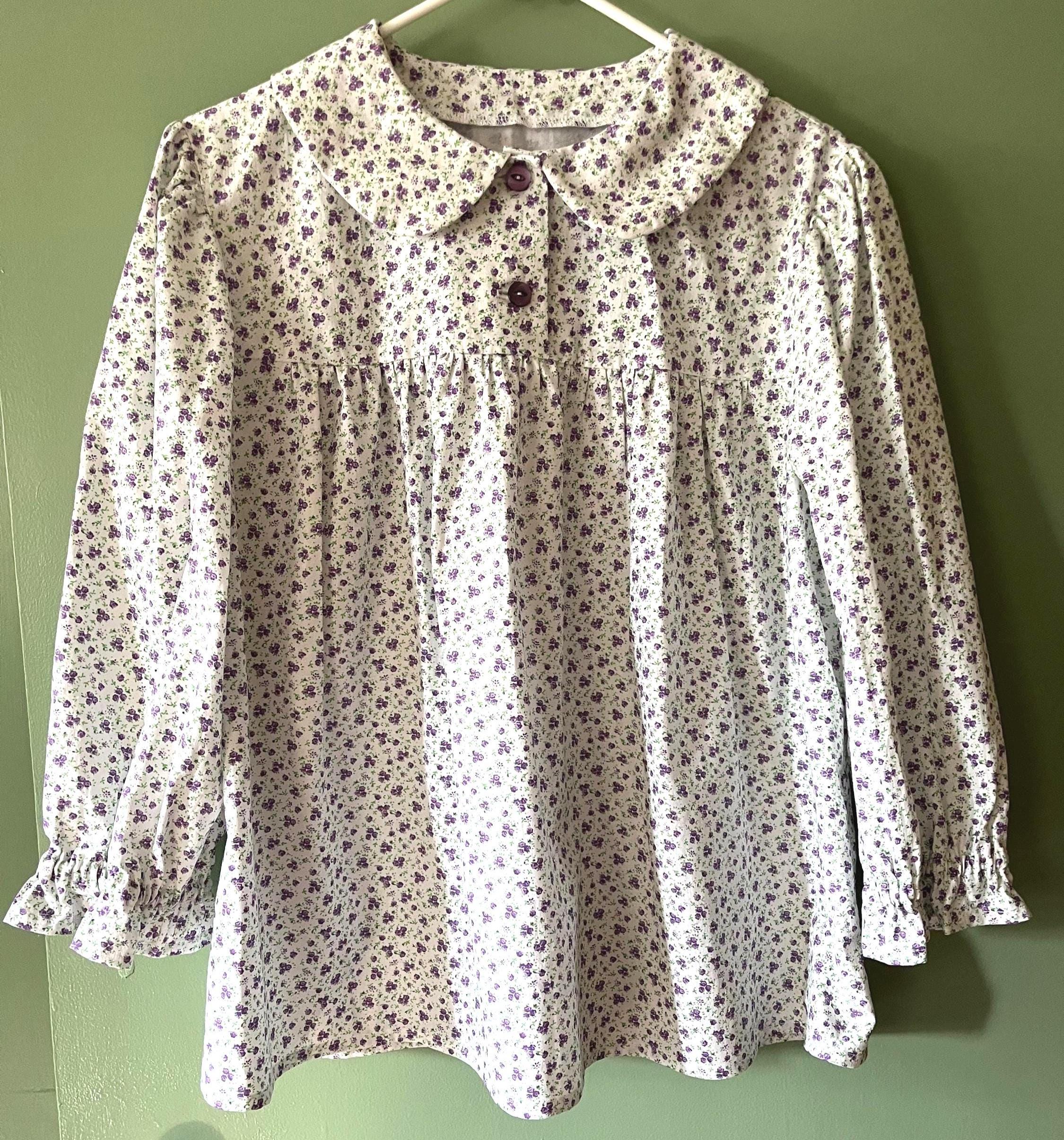 Yoke Top Blouse - Etsy