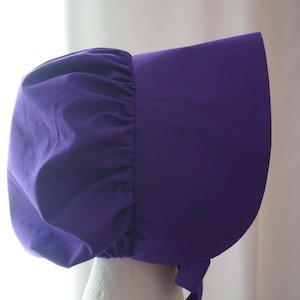 Early 19th Century Women&#39;s Bonnet | Regency | Georgian | Jane Austen | Prairie | Pioneer | Shaker | Frontier | Sun Bonnet | Med, Lg, XL Size