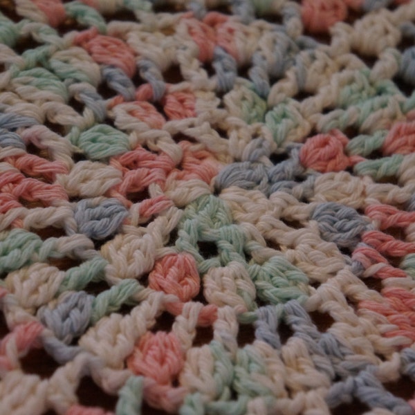 DOWNLOAD TODAY - Summer Kaleidoscope Dishcloth Crochet Pattern for Instant Download