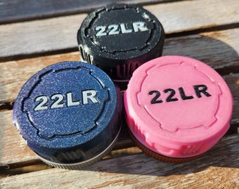 Caja de almacenamiento de munición .22LR de 55 cartuchos / Estuche apilable para munición .22 LR / Soporte de bolsillo para campo de tiro