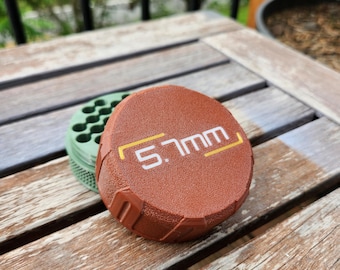 Compartimento para munición de 5,7 mm con capacidad para 31 cartuchos / Soporte apilable para munición / Organizador modular EDC