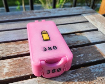 380 Ammo Storage Box 50 Round | Box Loc Compact | Removable Insert