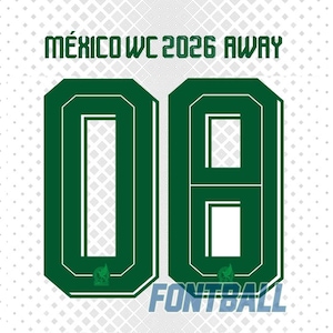 Font tipografía México Visita 2026 4 archivos .eps .pdf .ttf con logo y .ttf sin logo