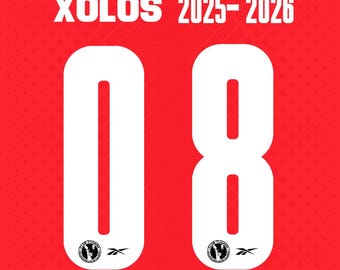 Xolos Tijuana 2025-2026 font (4 files: .eps, .pdf, .ttf with logo, and .ttf without logo)