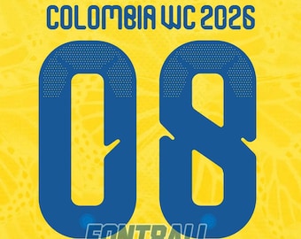 Czcionka Tipografía Colombia MŚ 2026, pliki .eps .pdf .ttf