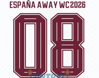 Font Tipografía España Visita Away WC 2026 archivos .eps .pdf .ttf