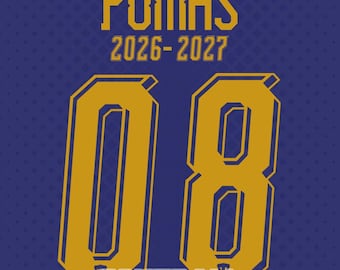 Font Typeface Pumas UNAM 2026-2027 Files .PDF .ttf .ai TTF with and without logo