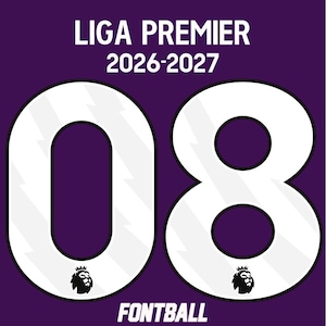 Font Typography Premier League England 2026-2027 Files .ai .cdr .eps .pdf .svg and .ttf with logo