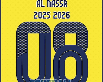 Typografia czcionki Al Nssr Cristiano Ronaldo 2025-2026 Pliki .pdf .ai i TTF