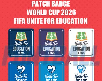 Naszywki Mistrzostw Świata FIFA 2026 łączą siły dla edukacji Pliki .AI .PDF i .png