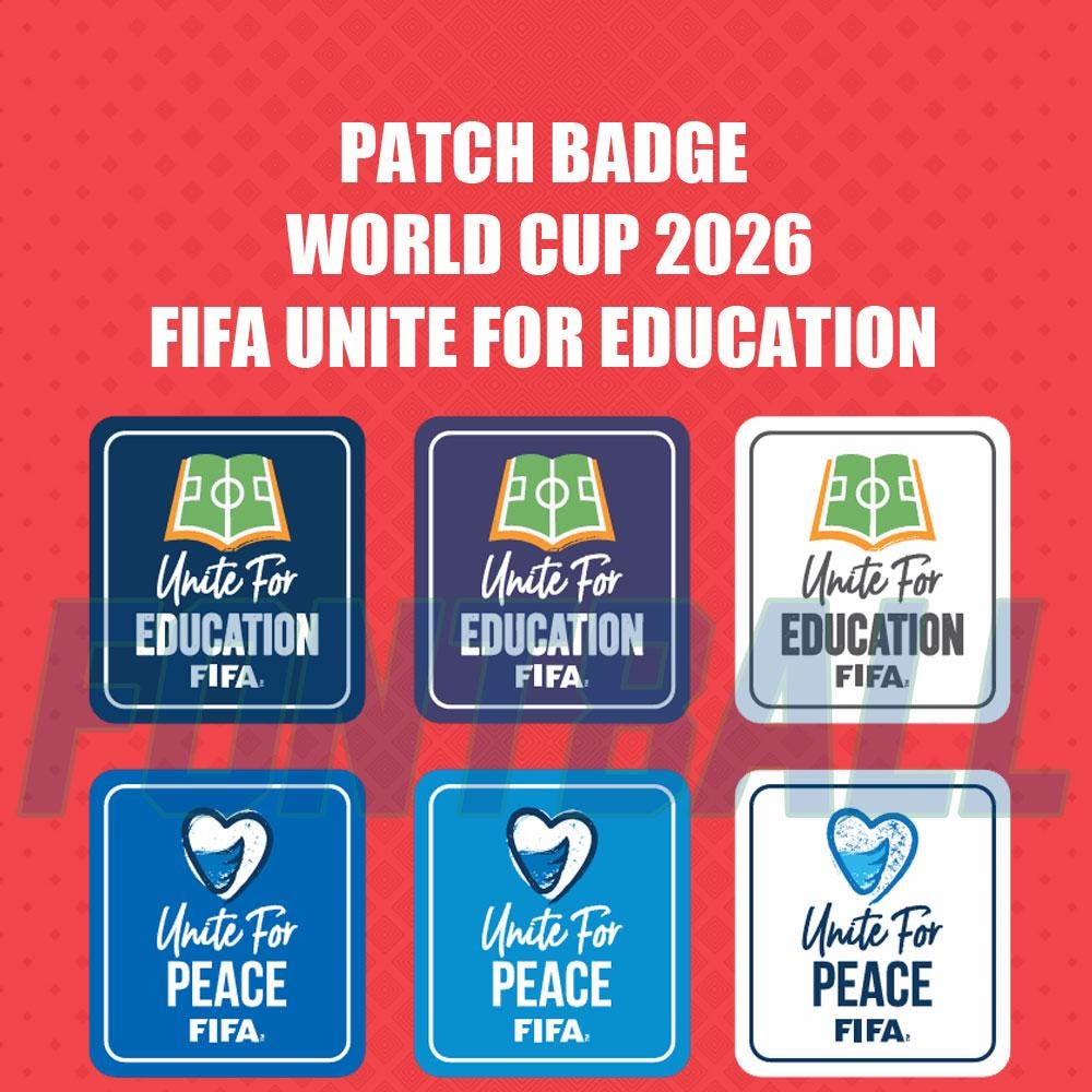 FIFA World Cup 2026 Patches Unite for Education .AI .PDF and .png