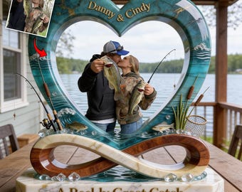 A Reel-ly Great Catch - Personalized Fishing Custom Shaped Acrylic Plaque