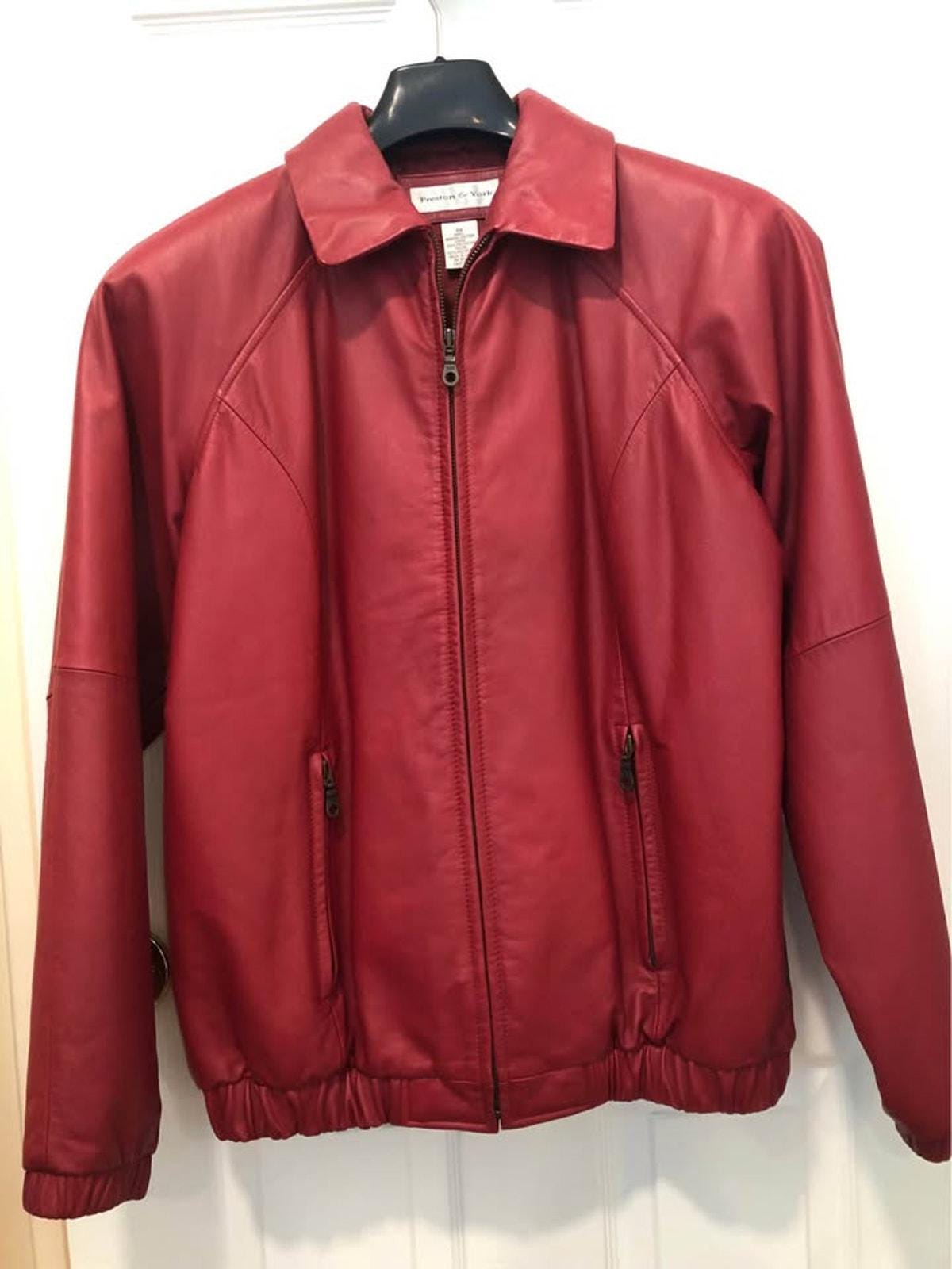 Preston & York Leather Jacket - Etsy