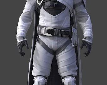 Star Wars Kommandant Weiß Rüstung Cosplay Kostüm mit Umhang