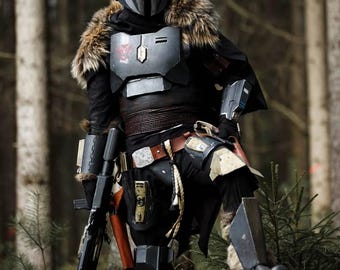 Benutzerdefinierte Mandalorian Cosplay | Dreiteiliges Star Wars inspiriertes Kostüm