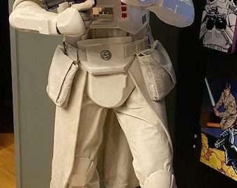 Scout Trooper weiche Teile | Star Wars Cosplay Replica Fliegeranzug mit Kummerbund & Beutel | Kundenspezifisches Kostüm-Set