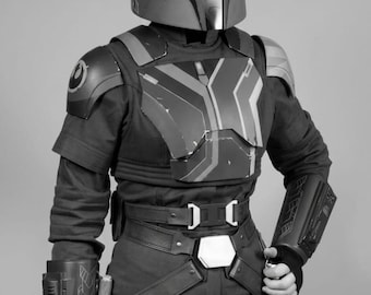 Mandalorian Sabine Wren Cosplay Fliegeranzug mit Leder Gürtel - Star Wars Rebel Kostüm - Grau Damen Fliegeranzug für Comic Con & Halloween