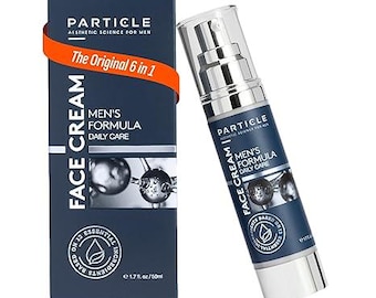 Particle 6-in-1 Face Cream for Men, Men’s Daily Hydrating Moisturizer with Vitamin C