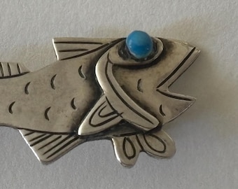 Graziella Laffi sterling pin Made in Peru.