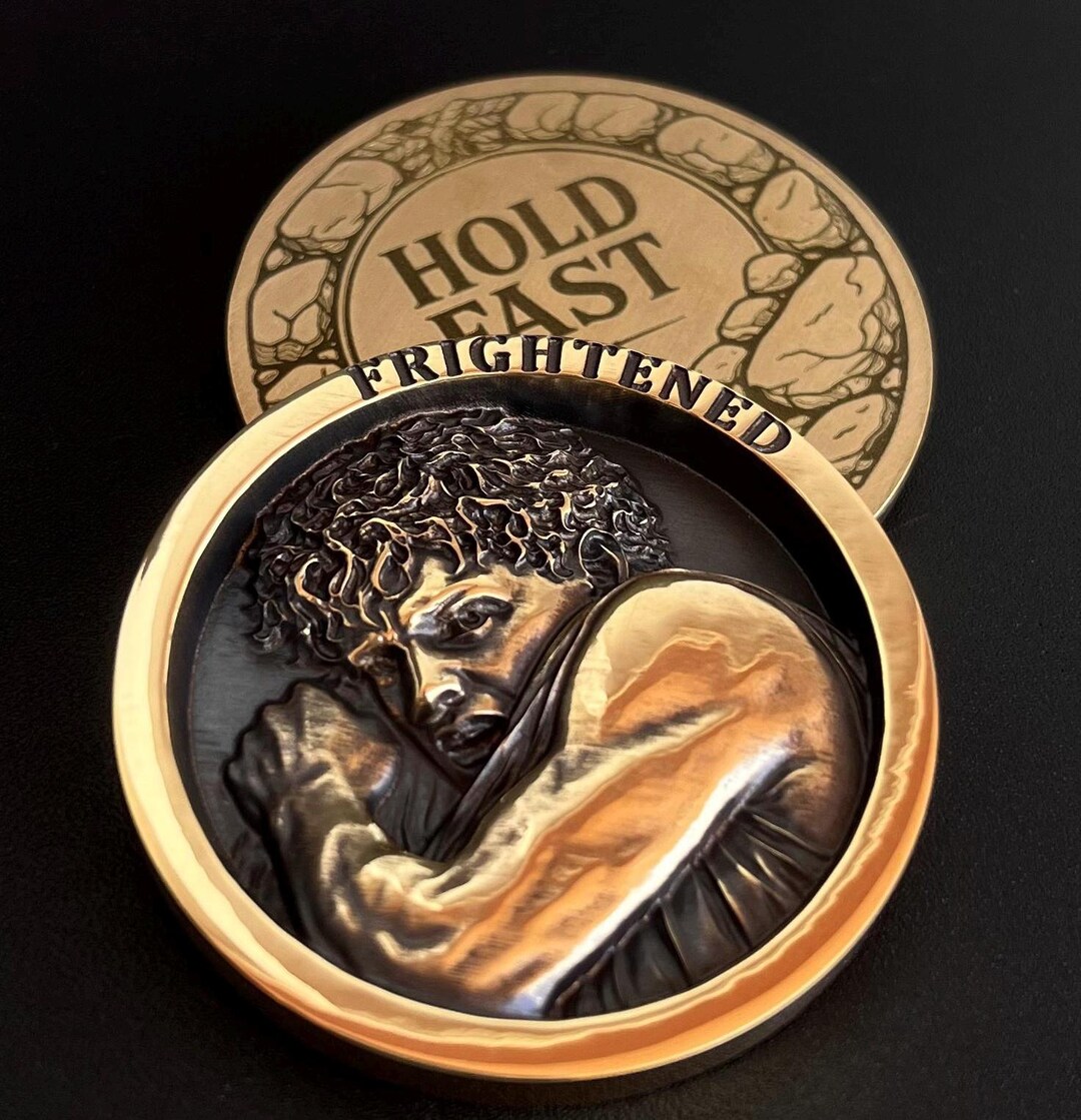 Frightened RPG Condition Token, Brass Tabletop Accessory - Etsy