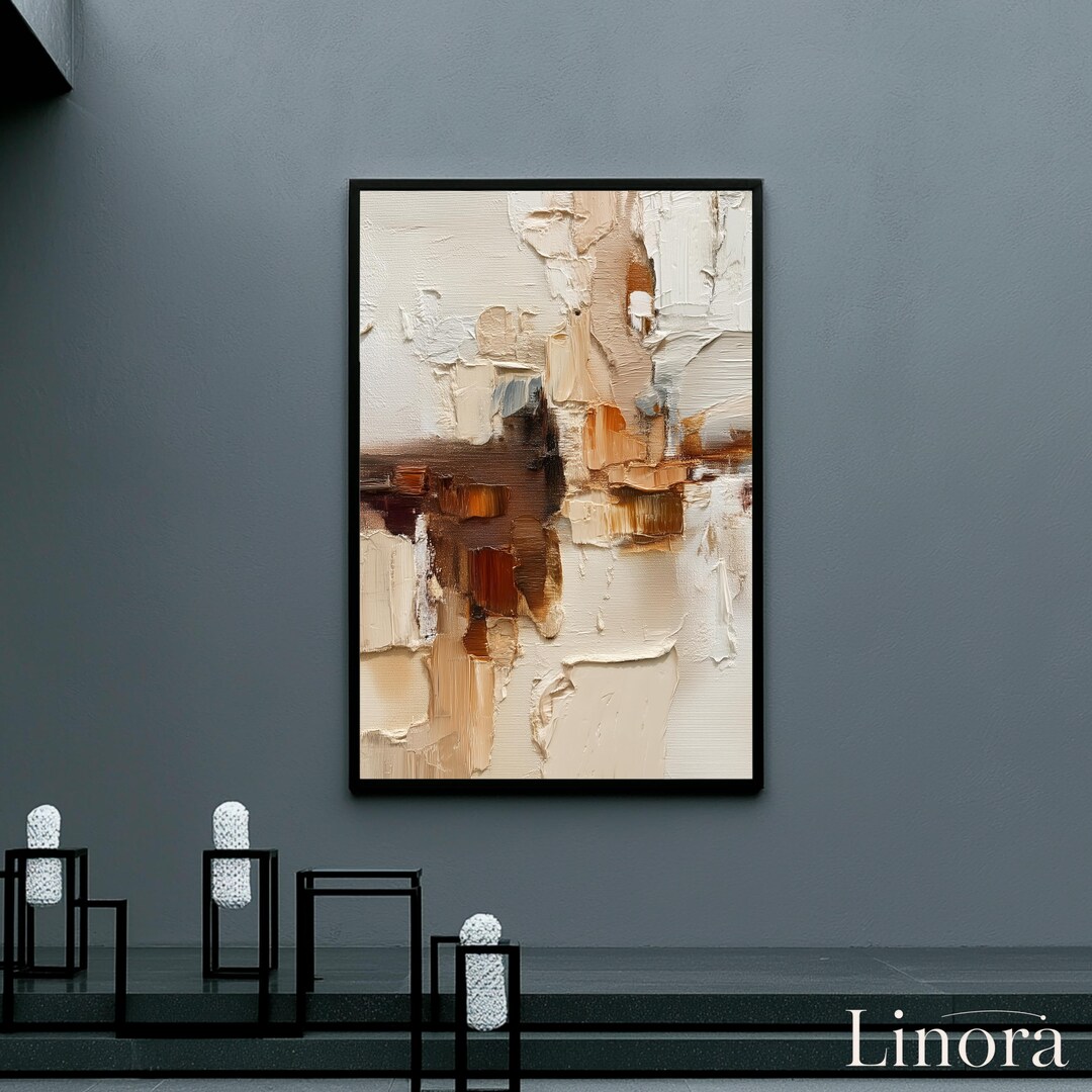 Wabi Sabi Wall Art | Japandi Minimalist Decor | Neutral Abstract Poster ...