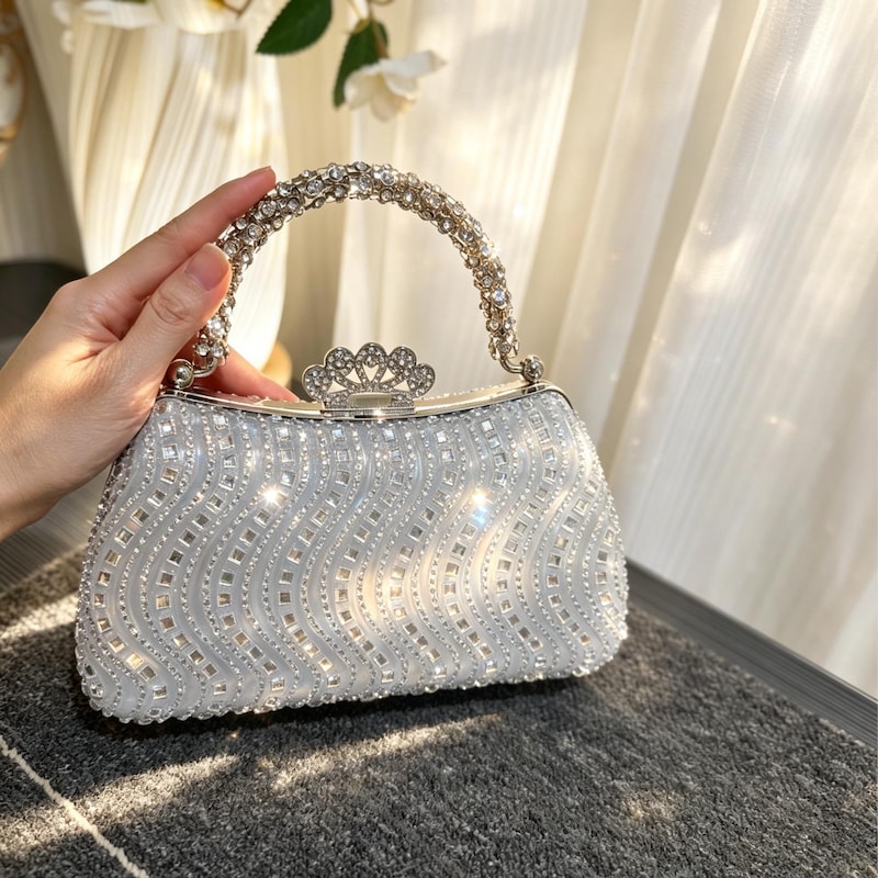 Rhinestone Purses and Handbags - Etsy