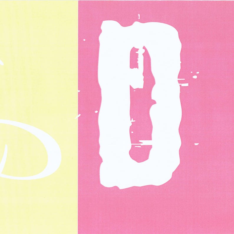 Alphabet Wallpaper Border – Pink Yellow Blocks, Kids Nursery Decor ...