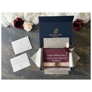 PRE-ORDER: The "College Bound" Luxury Keepsake Set - Handcrafted "Open When" Letters for Daughter