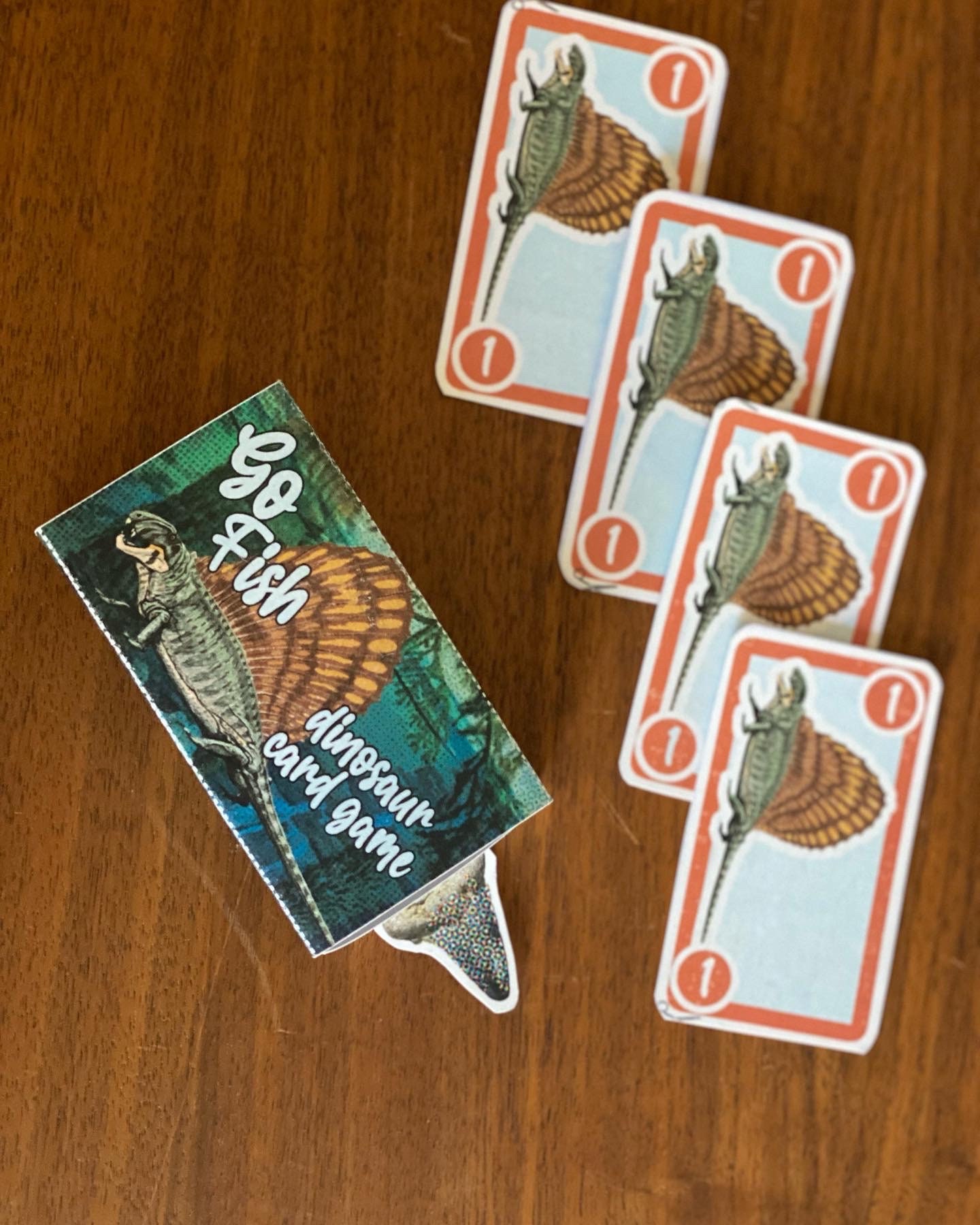 Printable Go Fish Dinosaur Matchbox Card Game Digital Download - Etsy