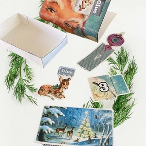 Retro 25 Days of Christmas Printable Advent Wall Calendar Matchbox ...